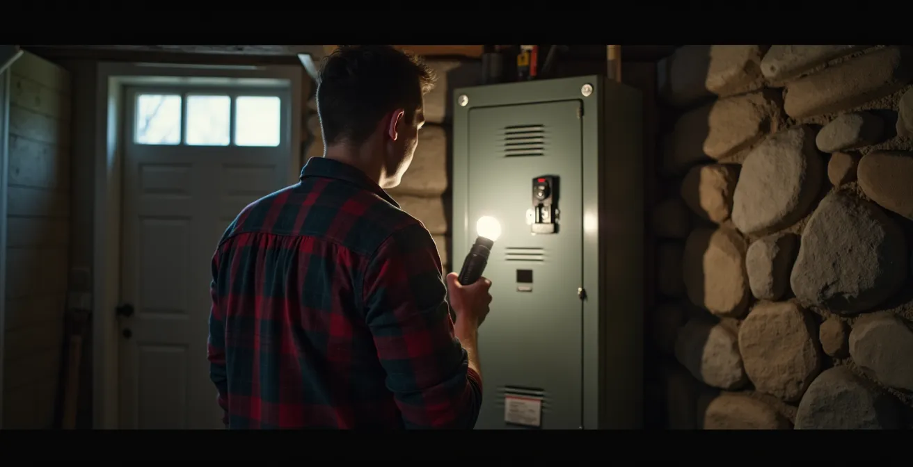 Panneau électrique avec protection contre la foudre dans une maison rurale québécoise